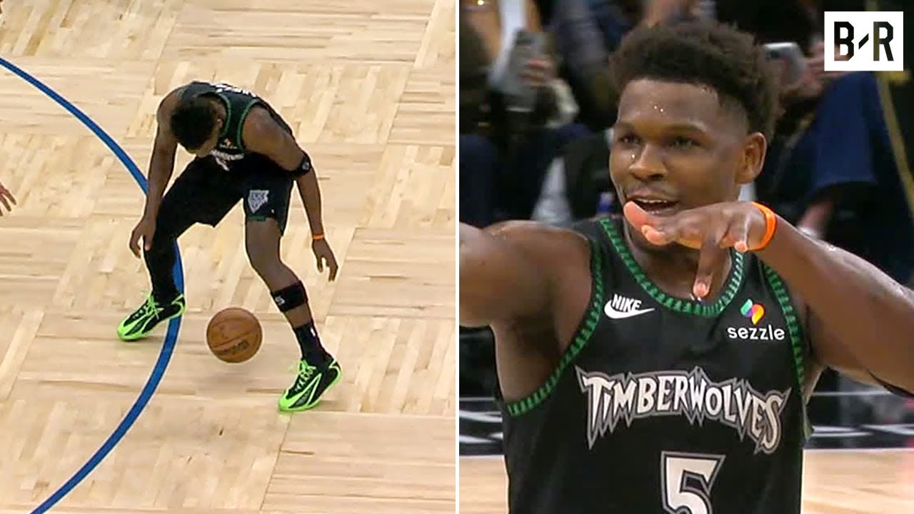 Anthony Edwards Loses Ball, But Still Hits Dagger 3 vs. Celtics