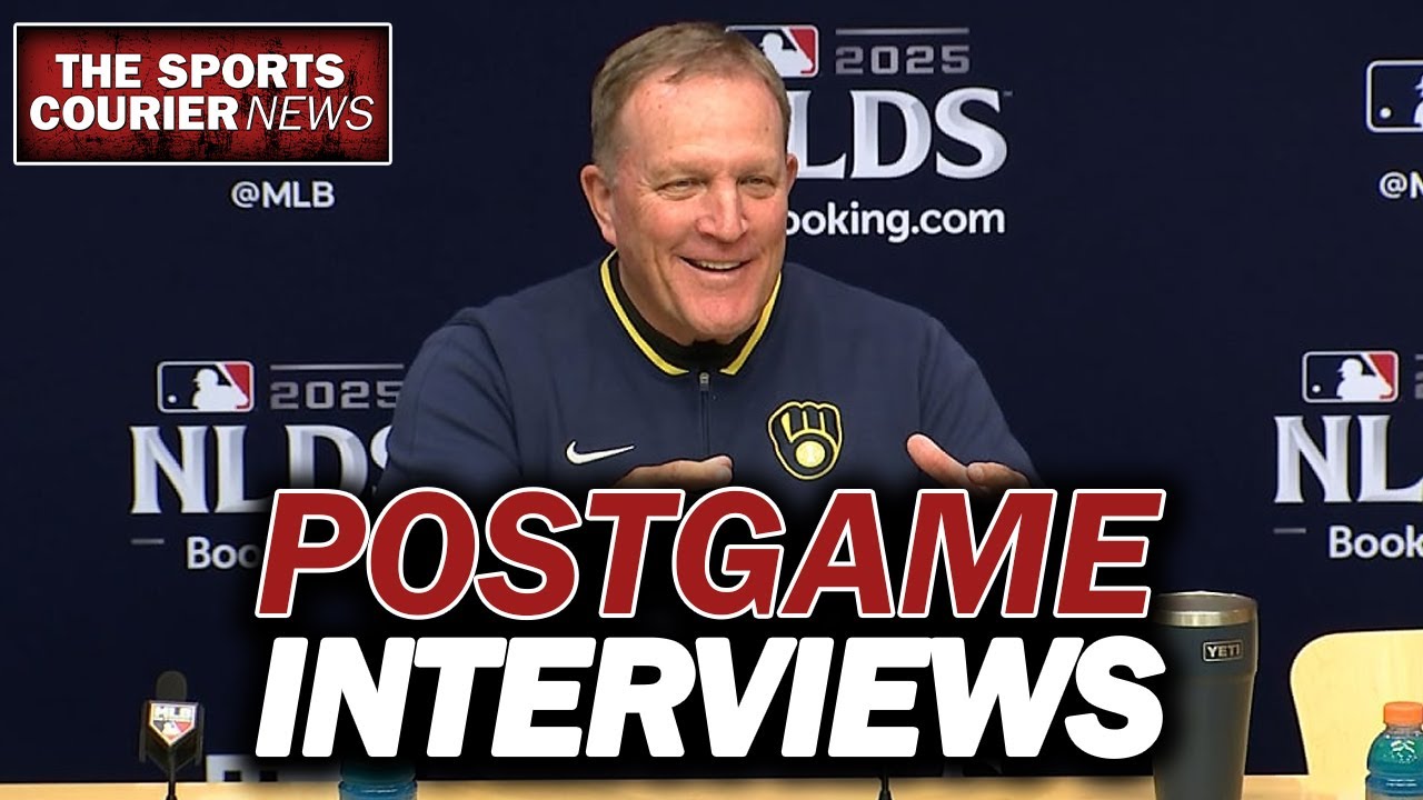 Brewers vs Cubs NLDS Game 5 Post Game Interviews - Milwaukee to NLCS!