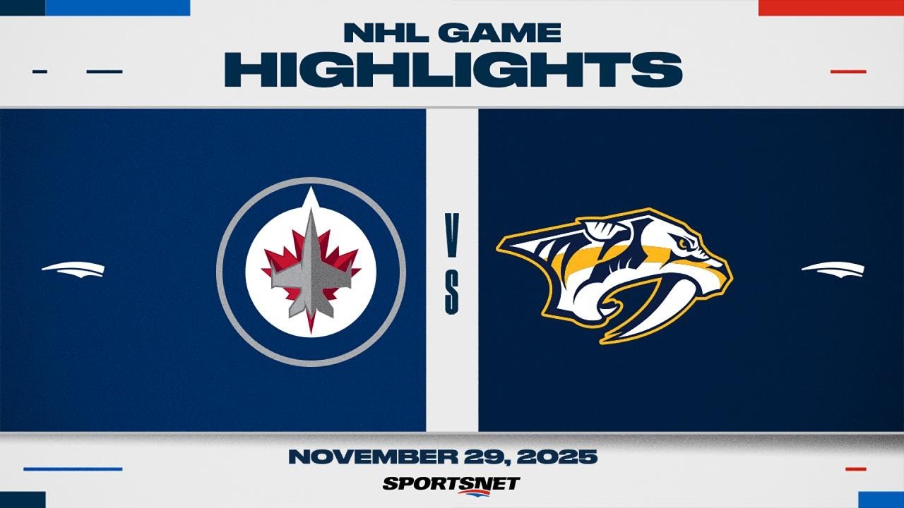 NHL Highlights | Jets vs. Predators - November 29, 2025