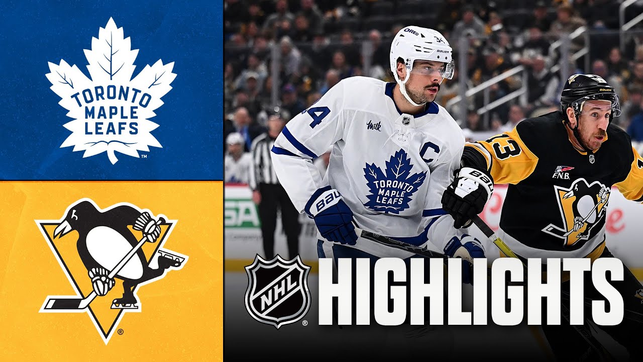 Maple Leafs vs. Penguins | NHL Highlights | November 29, 2025