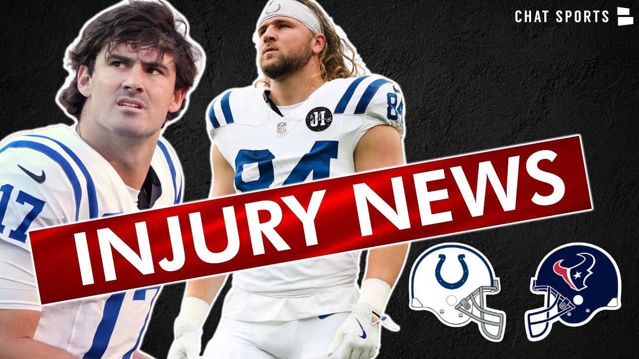 The Colts Just Got BAD Injury News On Tyler Warren & Daniel Jones Ahead Of Week 13 Game vs. Texans