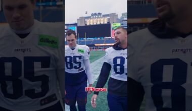 Drake's become a natural leader 🗣️ #patriots #drakemaye #nfl #shorts