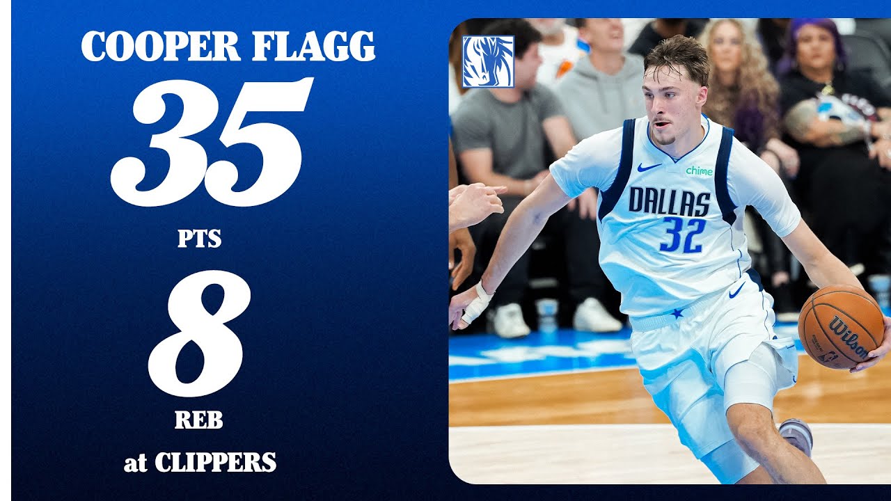 Cooper Flagg (35 Points) at Los Angeles Clippers | November 29, 2025