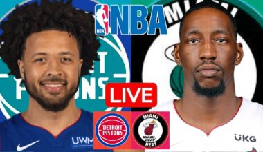 LIVE: DETROIT PISTONS vs MIAMI HEAT | NBA | PLAY BY PLAY | SCOREBOARD