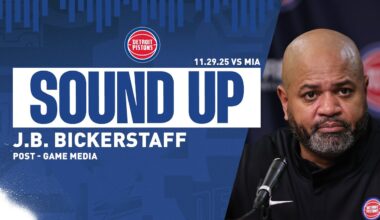 Post-Game Press Conference: J.B. Bickerstaff | Pistons vs. Heat | 11.29.2025