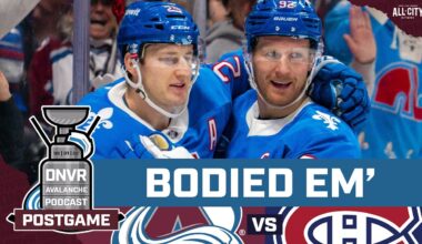 Brock Nelson and the Colorado Avalanche body the Montreal Canadiens | DNVR Avalanche Postgame