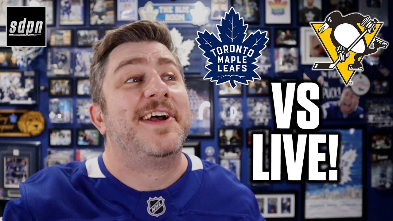 Toronto Maple Leafs vs Pittsburgh Penguins LIVE w/ Steve Dangle