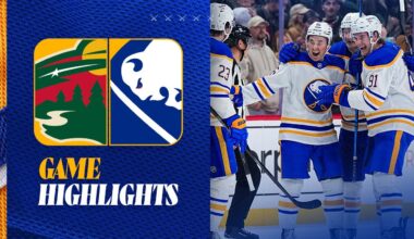 NOAH OSTLUND CALLS IT IN A SHOOTOUT! | Buffalo Sabres 3-2 Win Over Minnesota Wild | Game Highlights