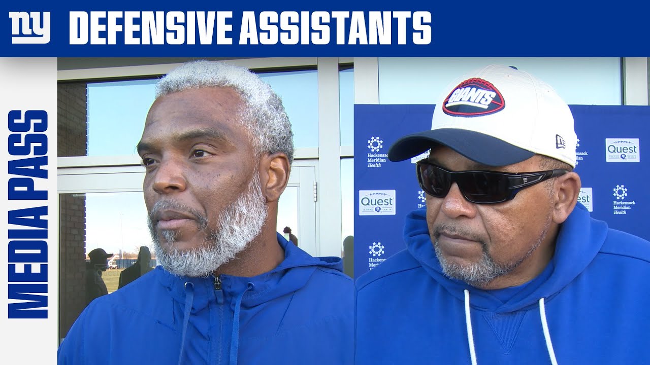Giants Defensive Assistants Address the Media | New York Giants