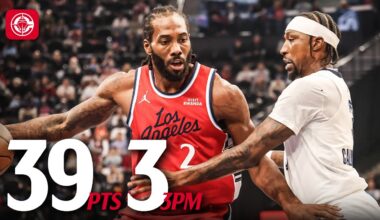 Kawhi Leonard with 39 PTS vs Grizzlies