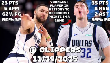 Cooper Flagg Drops 35 PTS in Win | Dallas Mavericks Team Highlights vs the Clippers (11/29/2025)