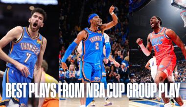 Top Plays as the Thunder Goes 4-0 in NBA Cup Group Play | OKC Thunder