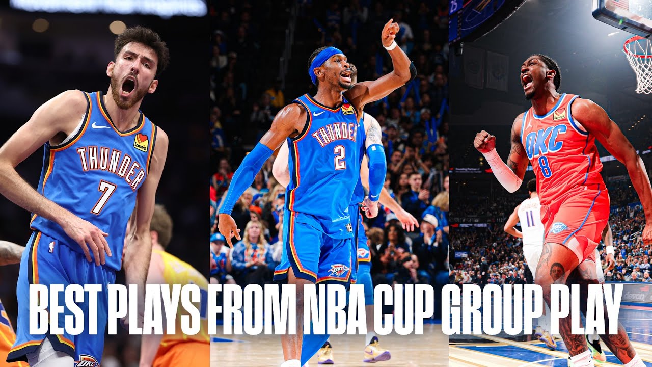 Top Plays as the Thunder Goes 4-0 in NBA Cup Group Play | OKC Thunder