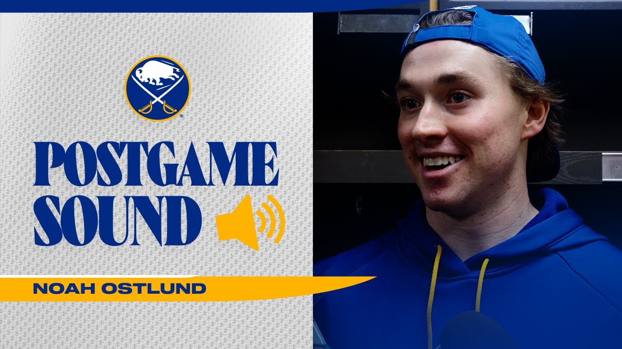 Noah Ostlund Scores BEAUTY in Buffalo Sabres Shootout Win Over Minnesota Wild | Postgame Sound