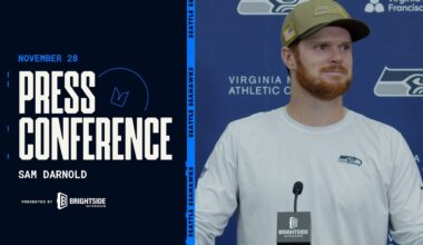 Sam Darnold: "This Will Be A Great Challenge For Us" | Seattle Seahawks