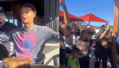 Victor Wembanyama has Spurs fans working on their clapping 😂