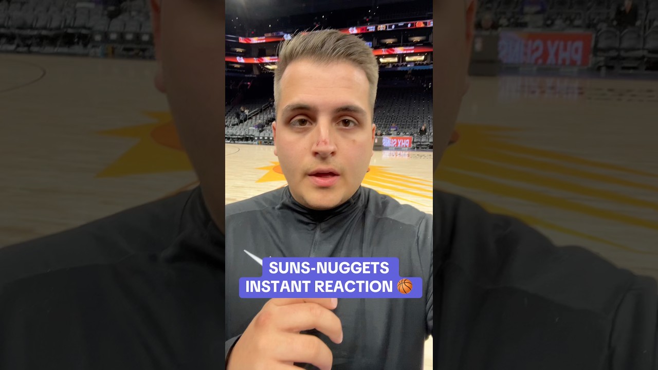 Instant Reaction To The Phoenix Suns LOSING To The Denver Nuggets 🏀 #nba #phoenixsuns #devinbooker