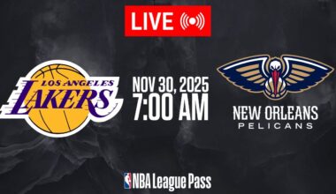 NBA LIVE! Los Angeles Lakers vs New Orleans Pelicans | November 30, 2025 NBA Today NBA 2K26 Gameplay