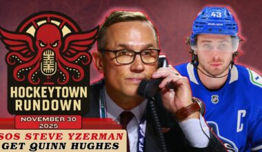 DETROIT RED WINGS TRADE RUMORS: STEVE YZERMAN TARGETTING QUINN HUGHES
