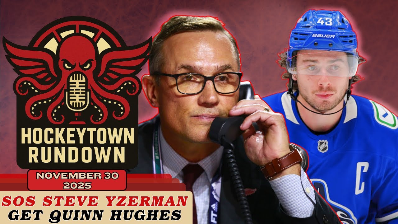 DETROIT RED WINGS TRADE RUMORS: STEVE YZERMAN TARGETTING QUINN HUGHES