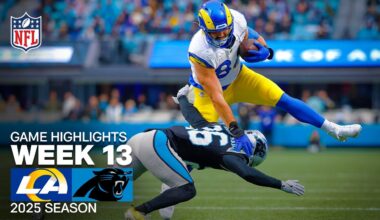 Los Angeles Rams vs Carolina Panthers Game Highlights | 2025 NFL Season Week 13