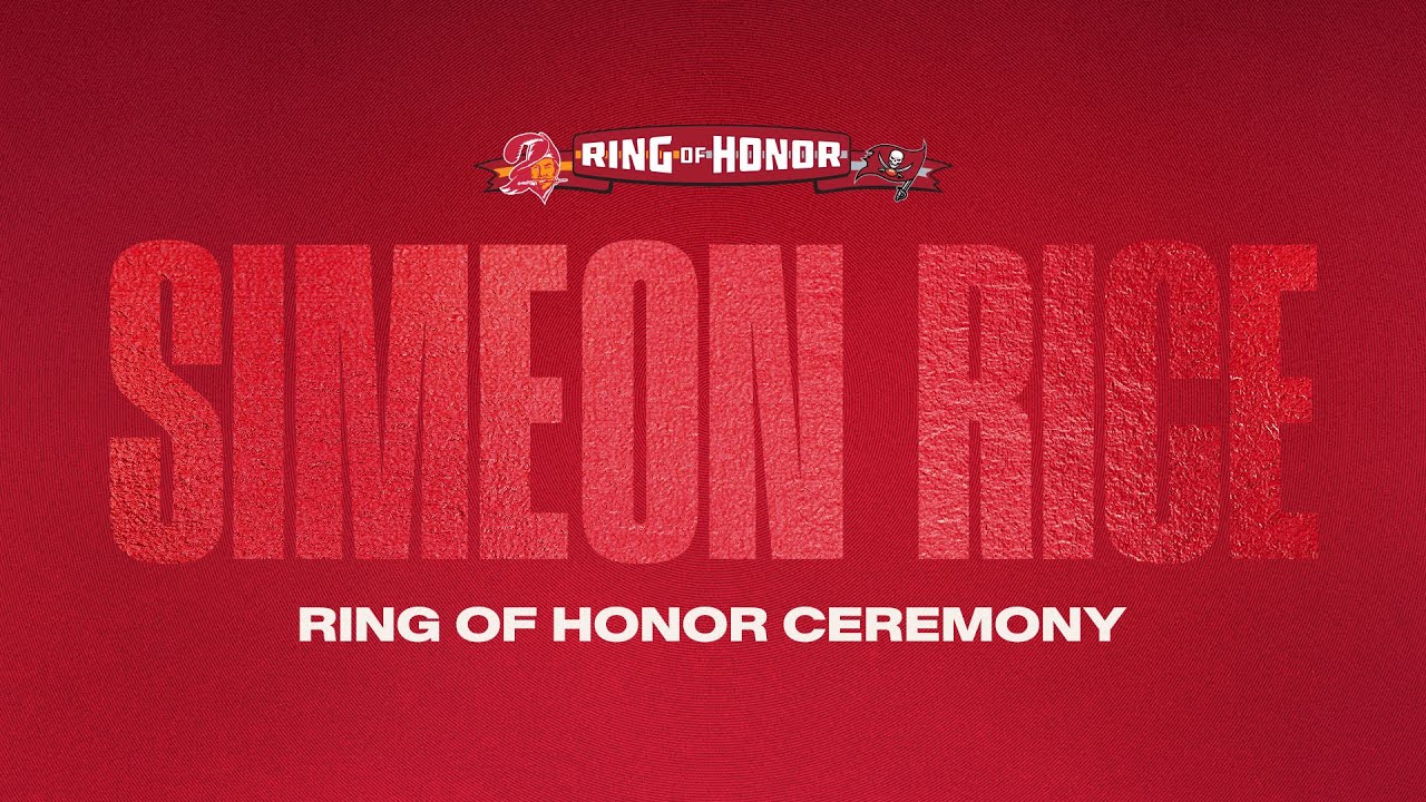 Simeon Rice Ring of Honor Ceremony | Tampa Bay Buccaneers