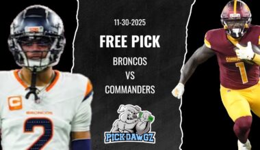 Denver Broncos vs Washington Commanders 11/30/25 NFL Pick & Prediction | NFL Week 13