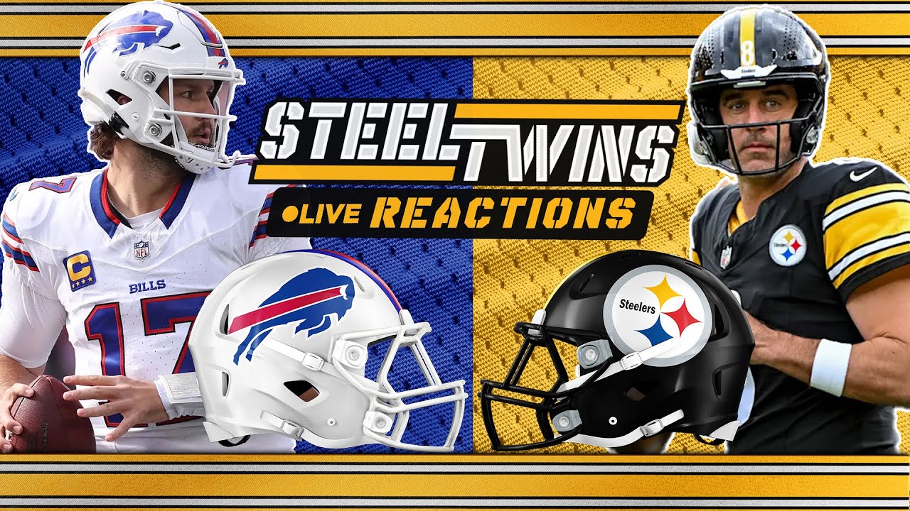 Steelers vs Bills Week 13 LIVE REACTIONS & WATCH PARTY #Steelers #Bills #nflfootball #NFL