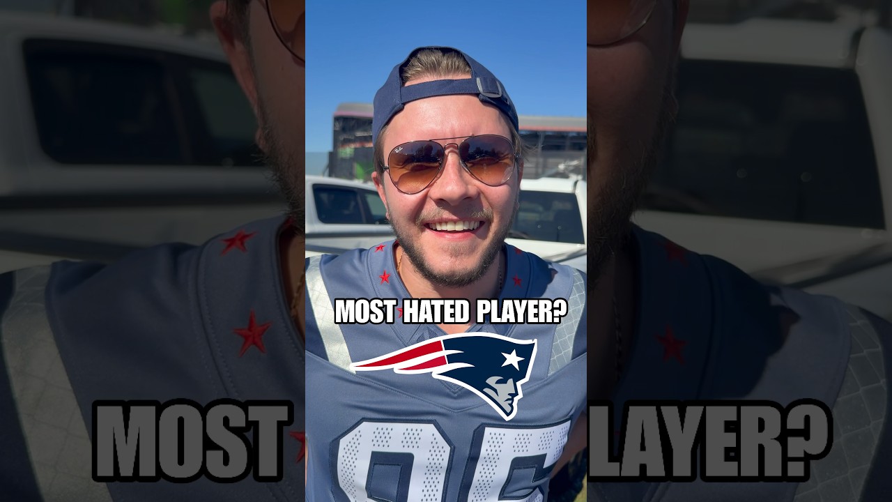 Which player do New England Patriots fans HATE most??? #patriots #ravens #giants #bills #nfl #shorts