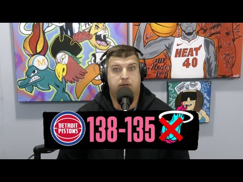 Miami Heat Comeback Falls Short And Win Streak Snapped vs Pistons | Duncan Robinson Revenge Game