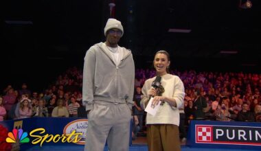 76ers' Tyrese Maxey takes on the Incredible Dog Challenge agility show | NBC Sports