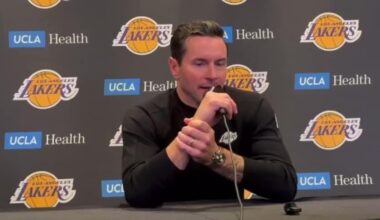 [McMenamin] JJ Redick: "I became a Dodgers fan when I played for the Clippers. Although ... as a Clipper, I remember going to games multiple times and they were like, ‘Hey, can we put you up on the jumbotron?’ I was like, ‘Hell no! I’m going to get booed! I’m on the Clippers!’"