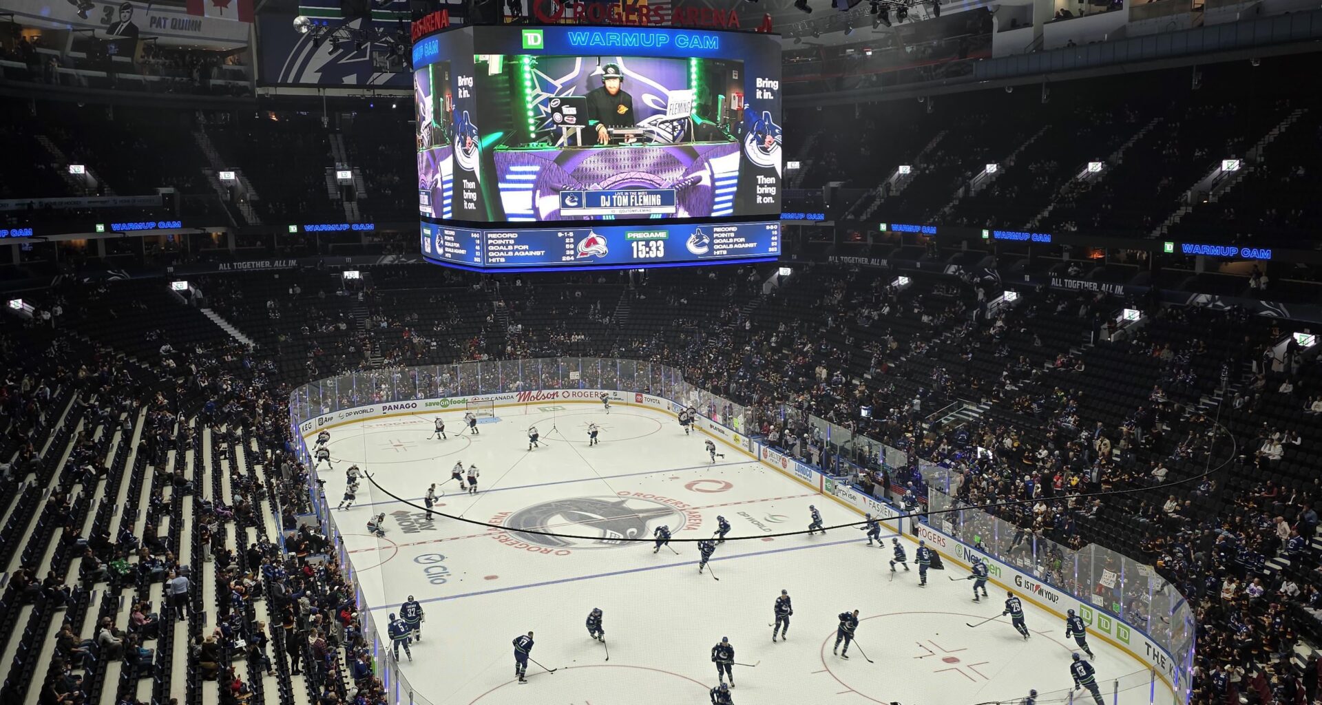 Checking in from enemy territory