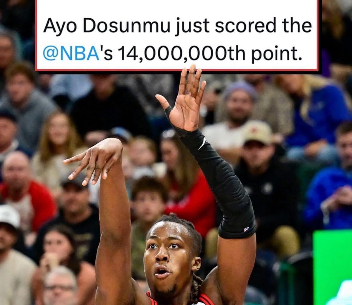 Ayo Scored the 14,000,000 point in the NBA