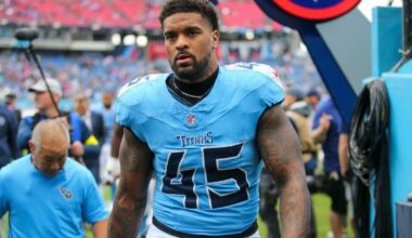 Baltimore Ravens reportedly trade for edge rusher Dre'Mont Jones from Tennessee