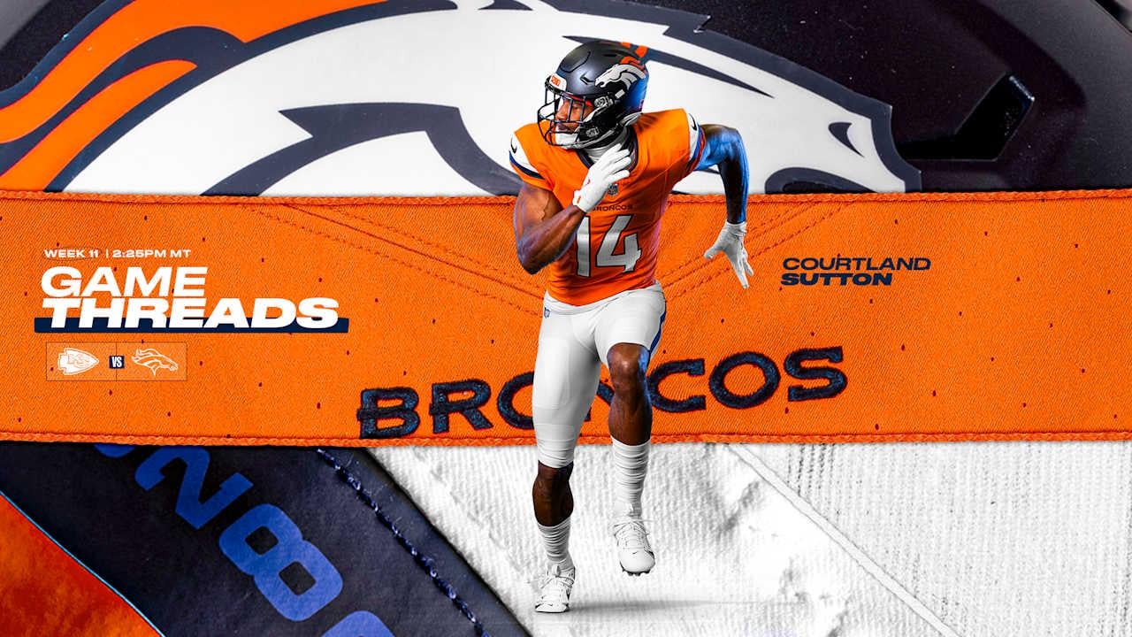 Broncos to wear Sunset Orange jerseys, Summit White pants vs. Chiefs