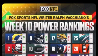 [FOX NFL] Latest power rankings