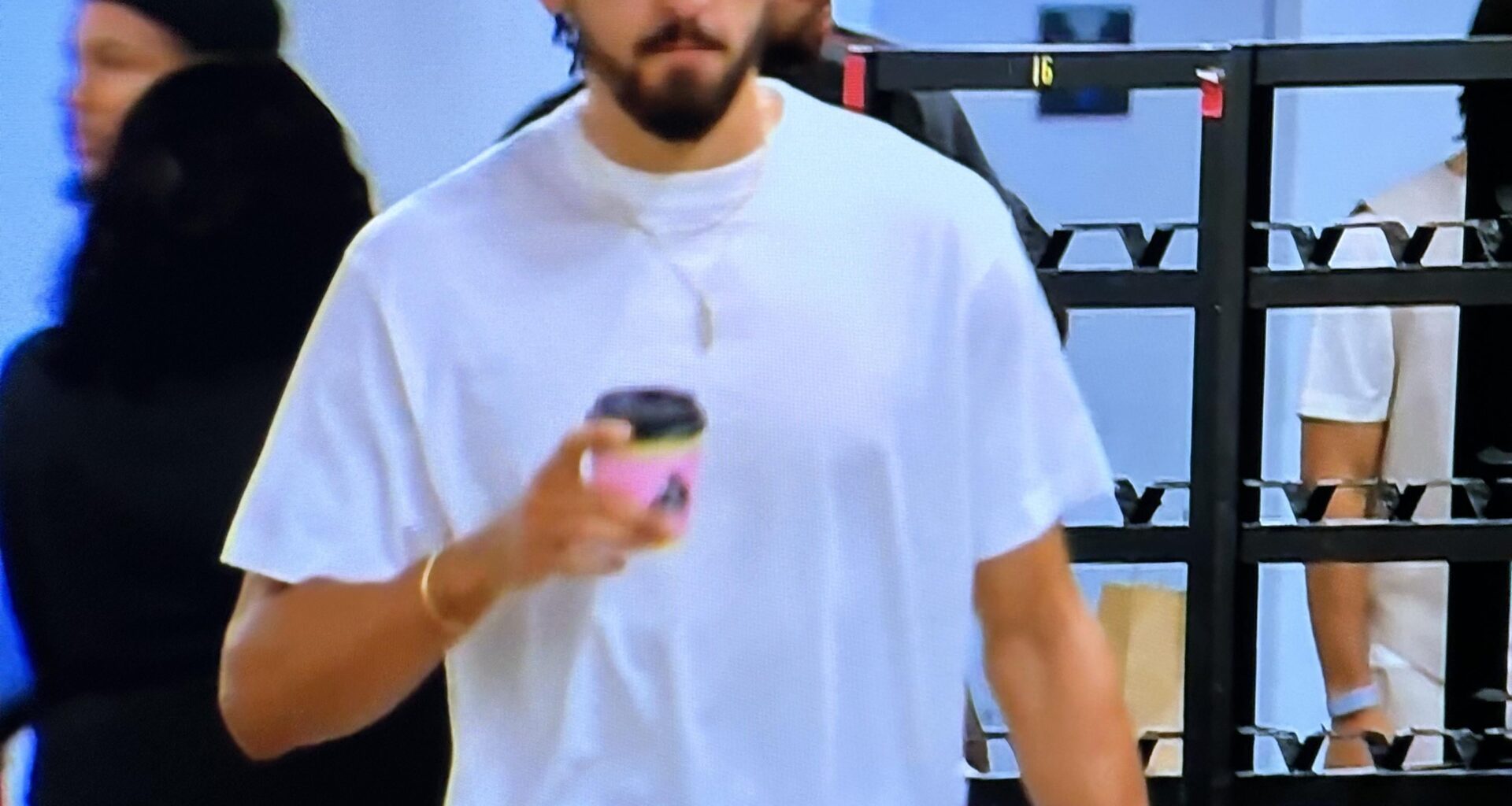 Landry Shamet - coffee in hand ready to clock in: “It’s not much, but it’s honest work”.