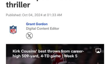 Okay Kirk we just need you to do this every week for the rest of the season