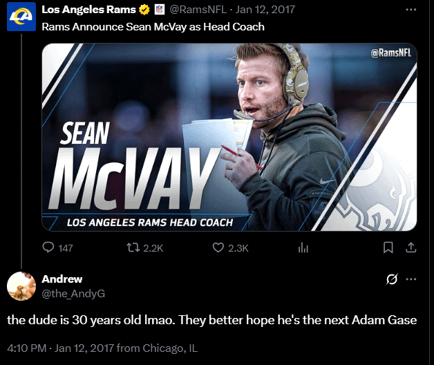 A normal opinion 8 years ago