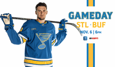 Game Thread: St Louis Blues (4-8-2) at Buffalo Sabres (5-4-4) - 06 Nov 2025 - 7:00PM EST