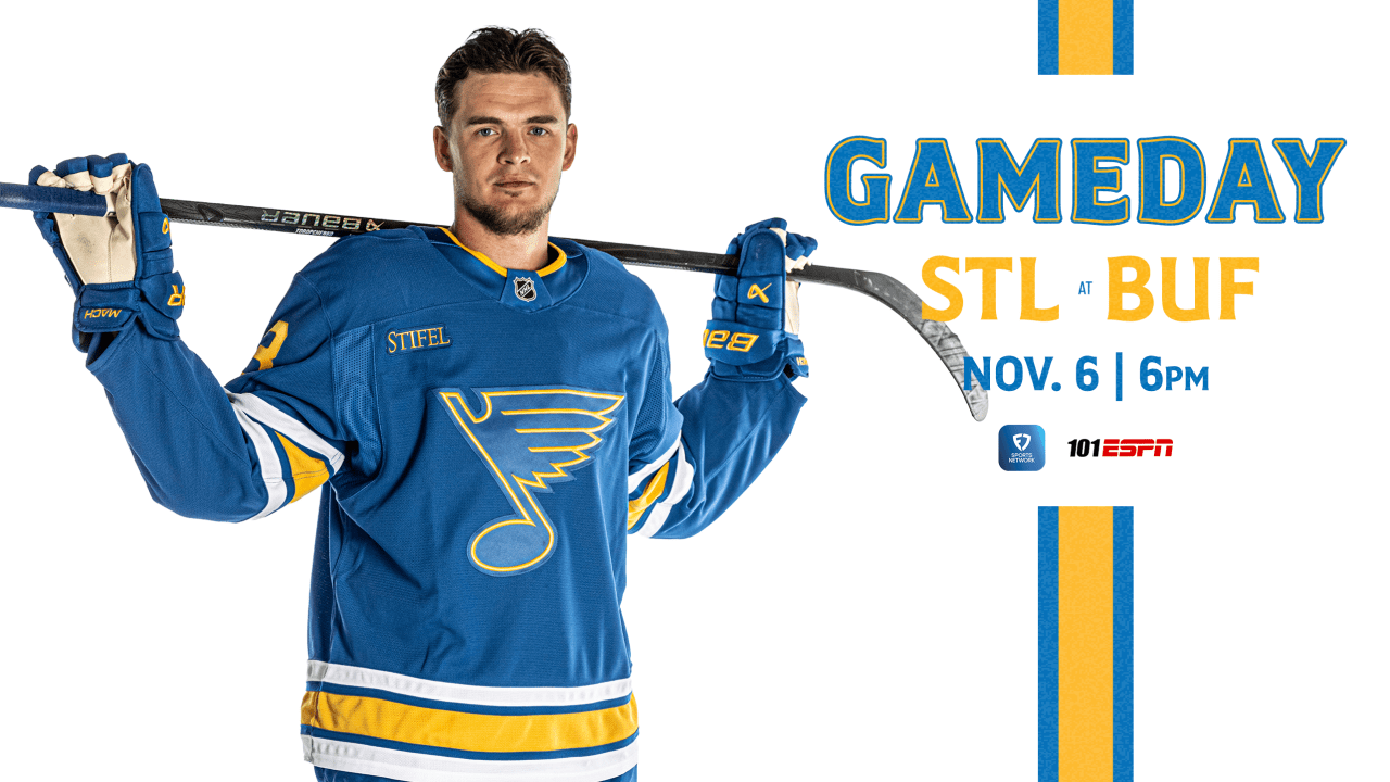 Game Thread: St Louis Blues (4-8-2) at Buffalo Sabres (5-4-4) - 06 Nov 2025 - 7:00PM EST