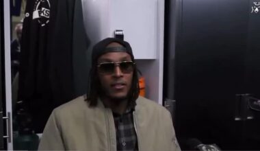 Myles Turner after the Bucks 126-110 victory over the Bulls in the NBA Cup:   
-Reporter: “What did you think of that green court?”   
-Myles Turner: “Umm, I’m not mad it. It looks a lot better than yellow.”