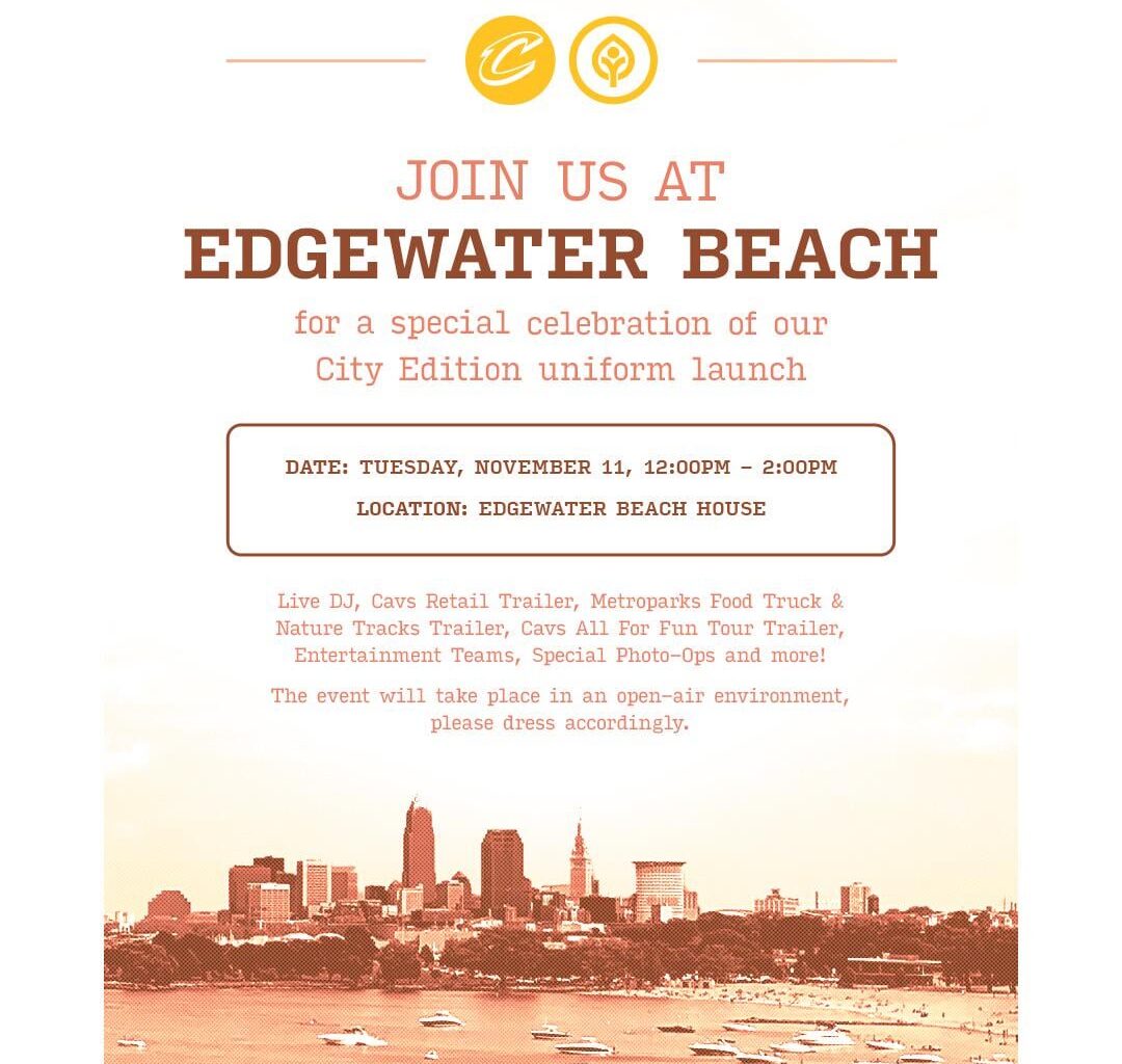 Cavs City Edition Launch Event