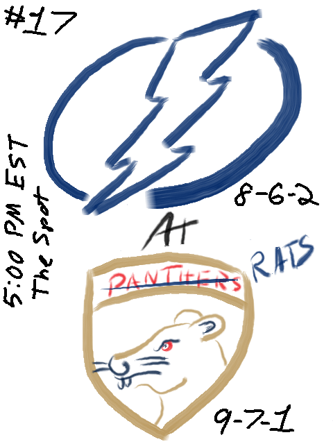 [PREGAME] Tampa Bay Lightning at Florida Panthers - 5:00pm EST - 11/15/25 - The Spot - Fuck These Rats Matinée Edition