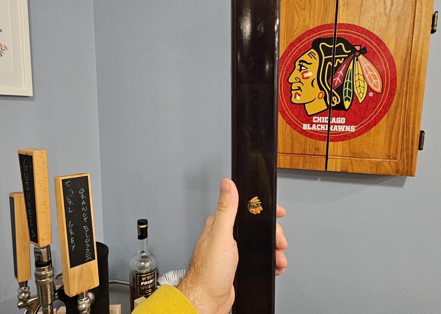 The beer sticks work just fine at home too