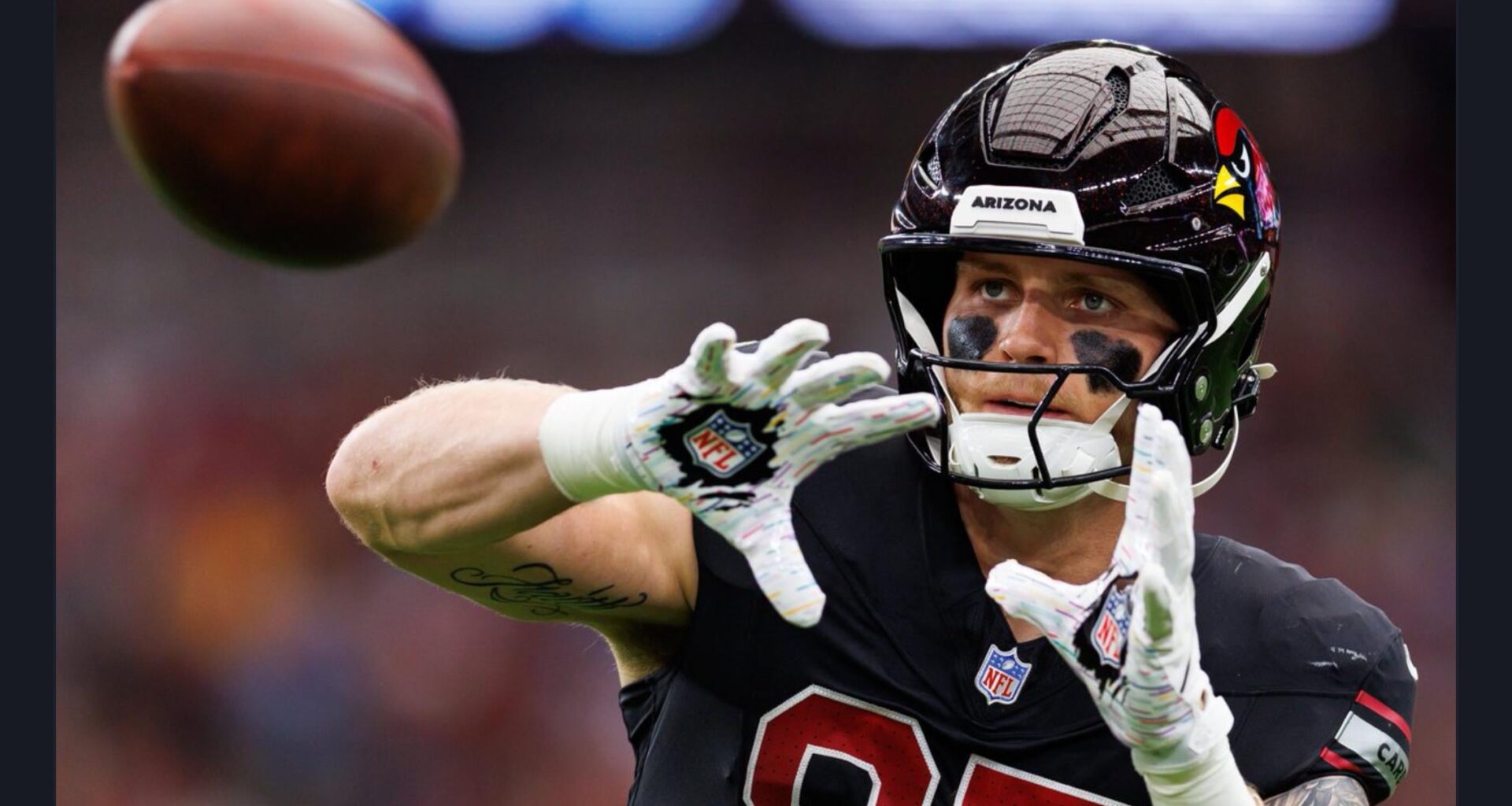 Trey McBride is the first TE in NFL history to record 5+ receptions in each of their first 8 games of a season 👏