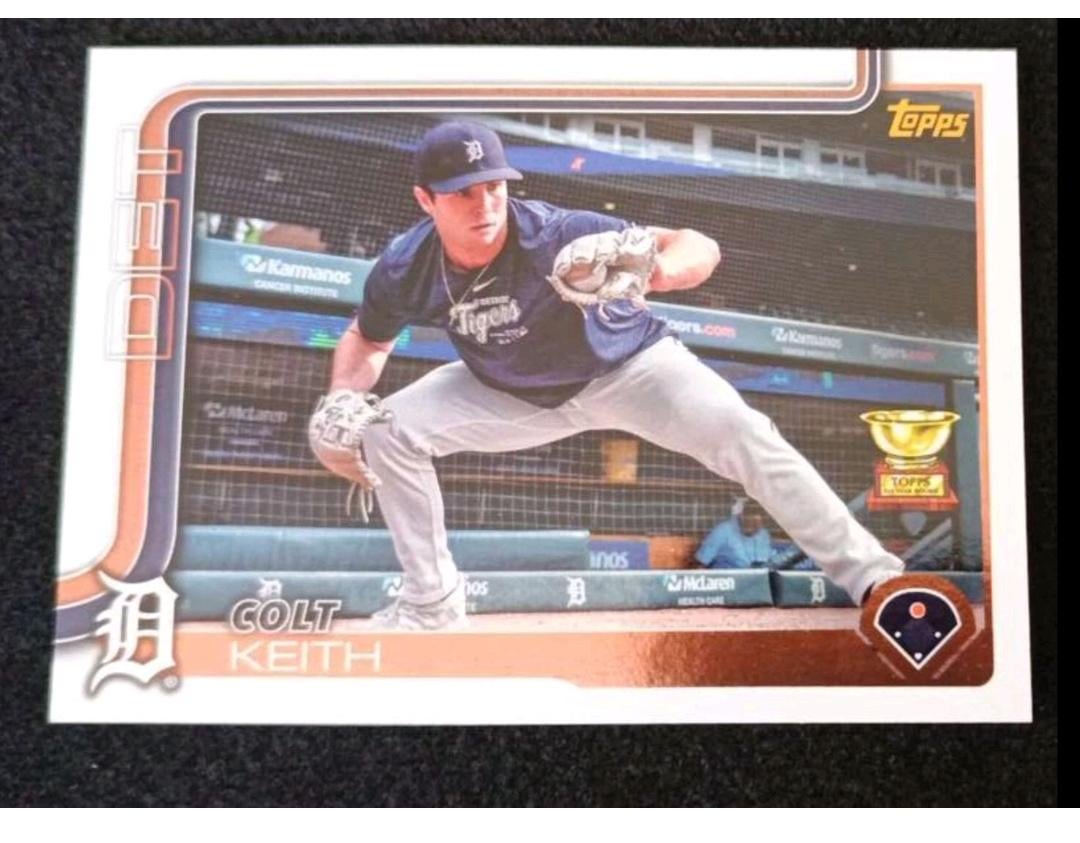 Carte SSP golden mirror image variation de Colt Keith RC