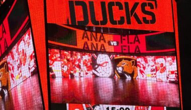 Wife and I went to our very first NHL game