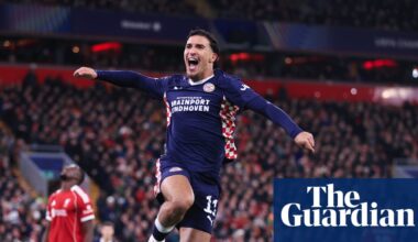 Arne Slot’s woes deepen as awful Liverpool are thrashed by PSV at Anfield | Champions League